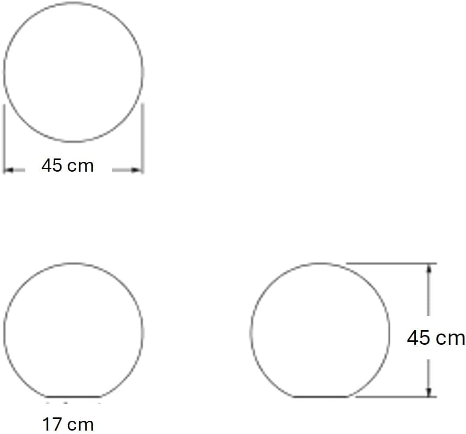 Sfera Lampada da Giardino LED RGB Solare Ø 45cm - immagine 3