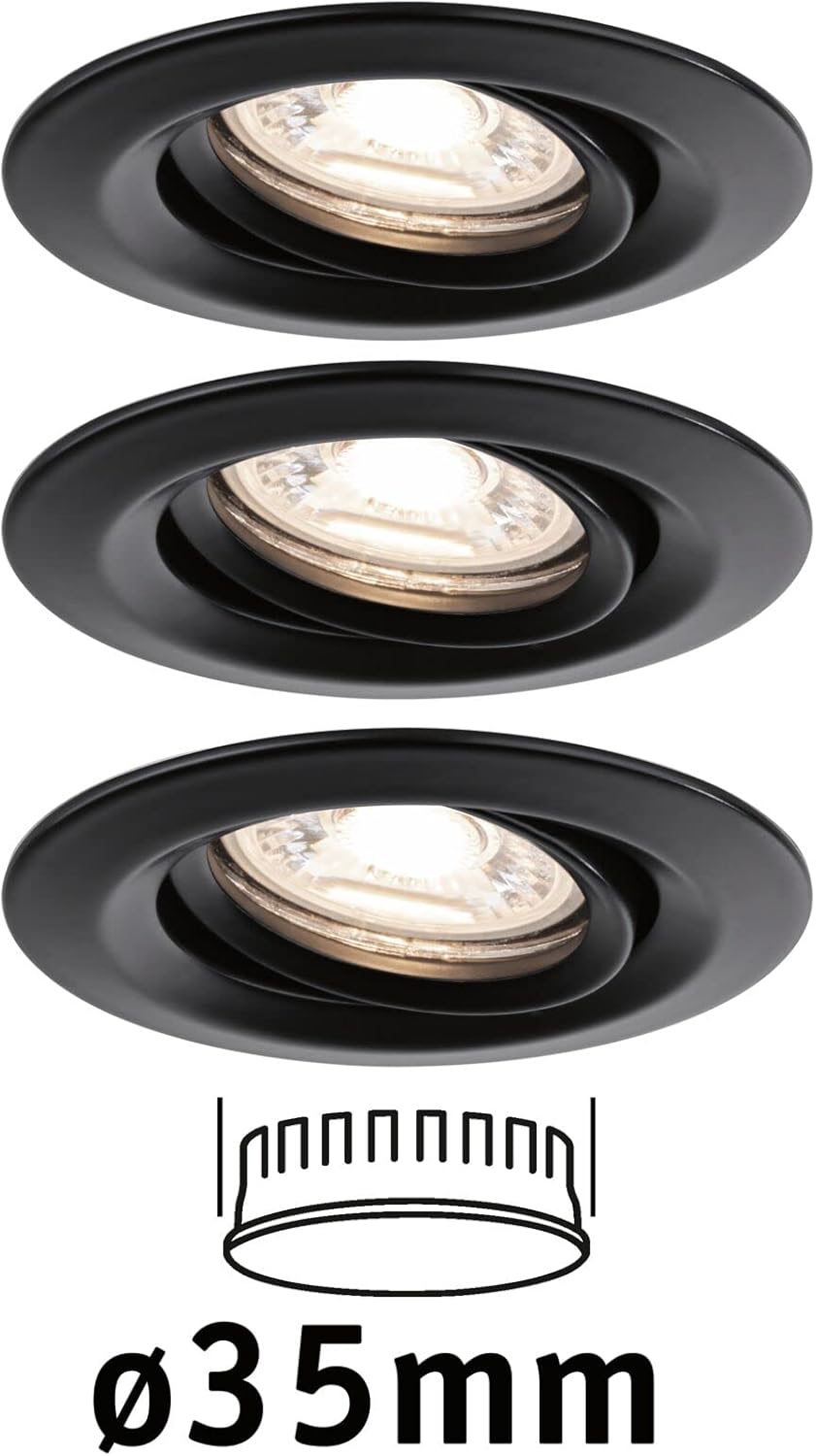 Paulmann 93083 Nova Mini - Set 3 Faretti LED Incasso - immagine 5