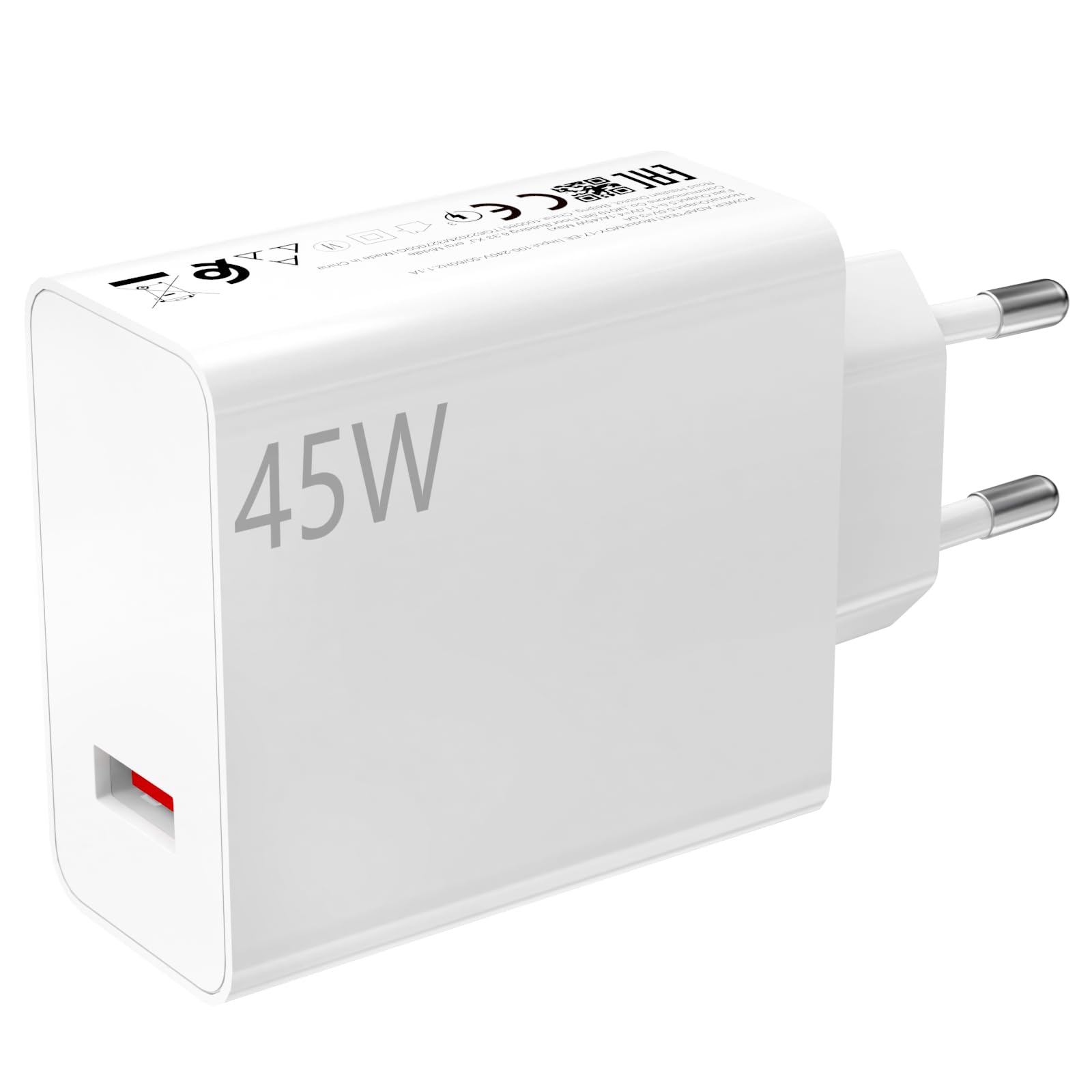 Caricatore 45W per Xiaomi Redmi Note 14 Pro 5G