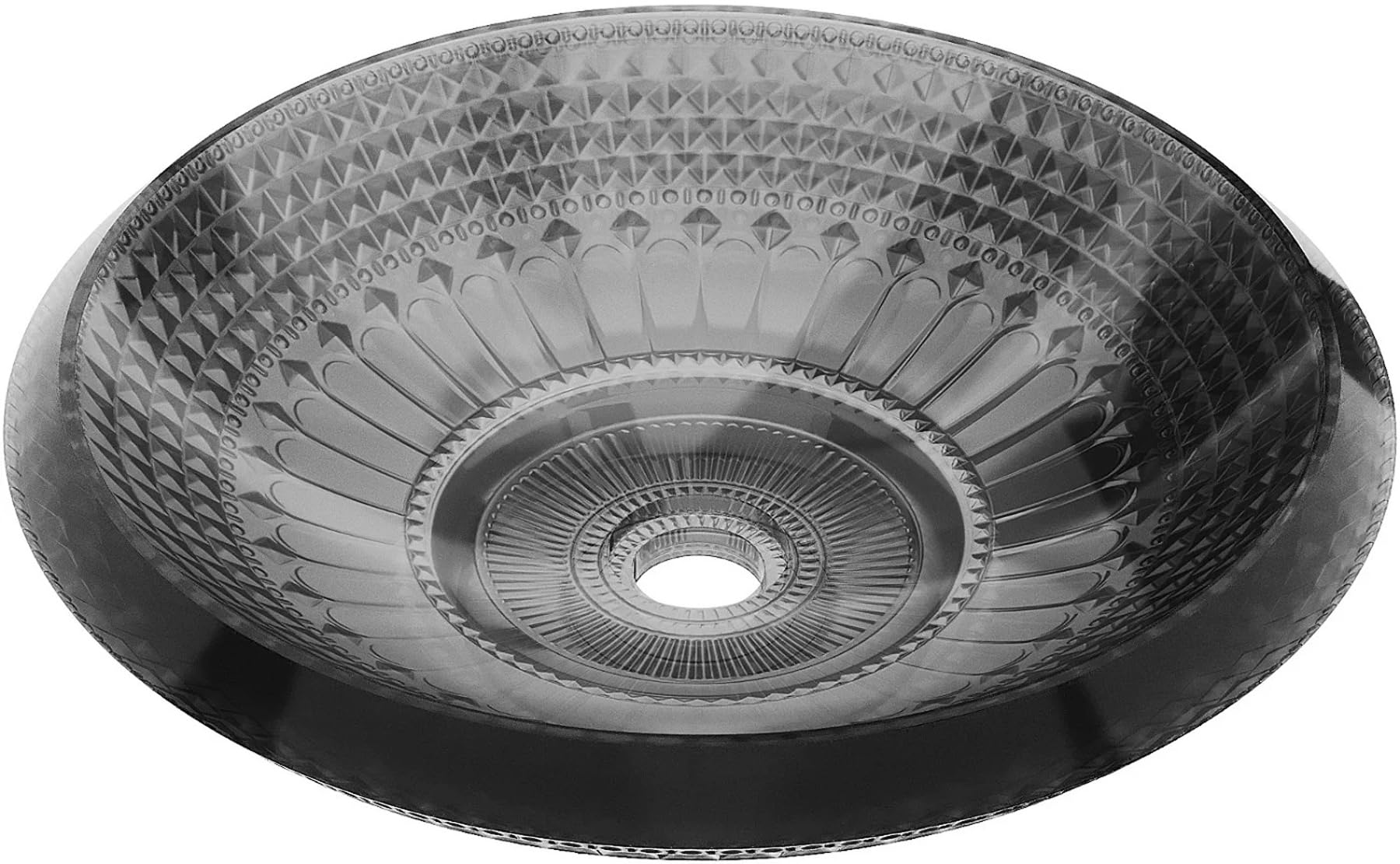 Mexen 24064570, Lavabo da appoggio in vetro Heba, Black