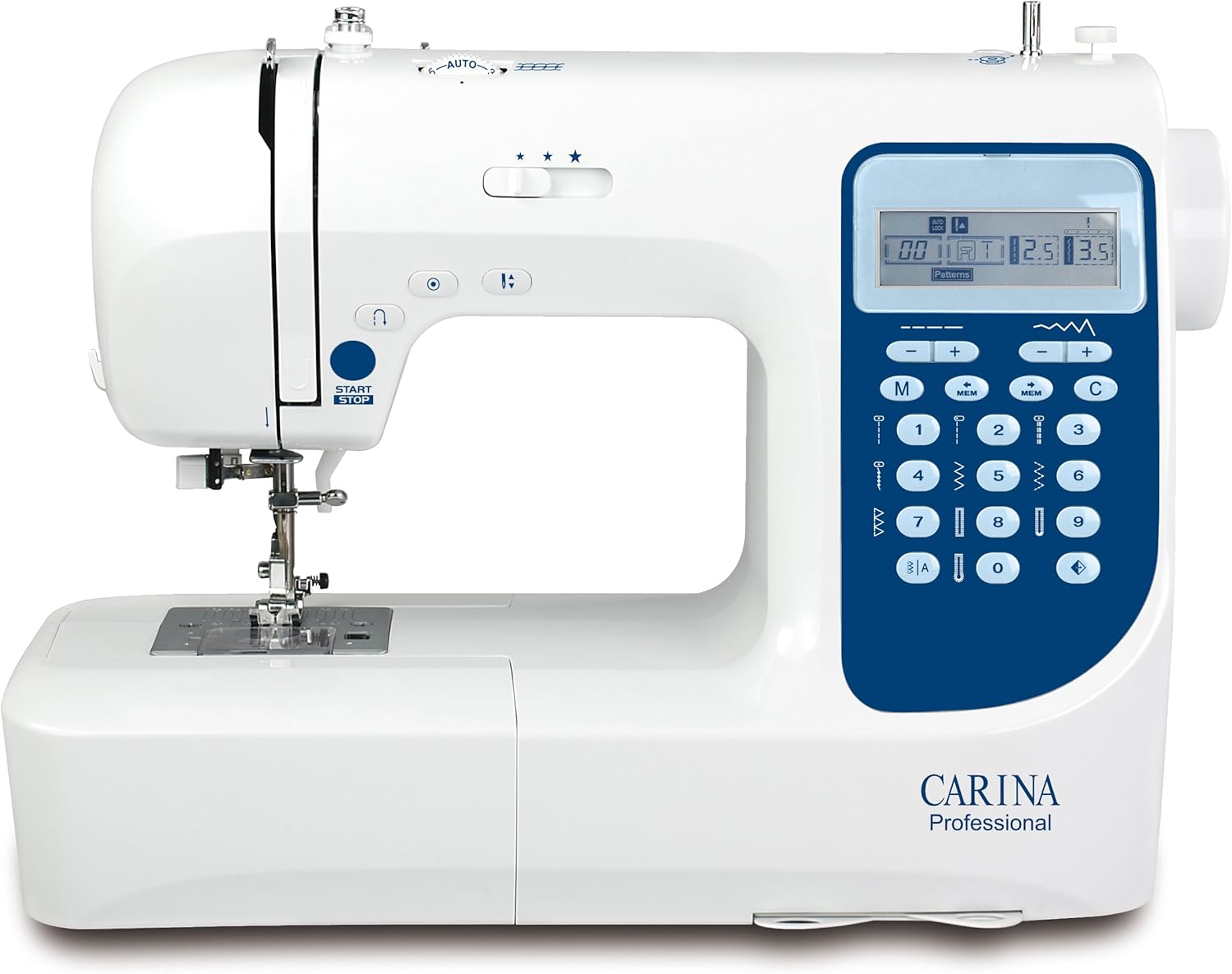 Carina 291875 Macchina da Cucire Professionale con Accessori