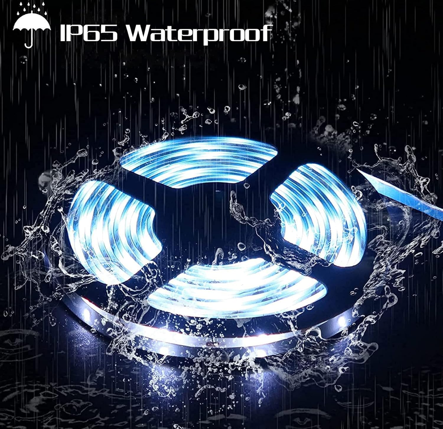 Dinowin Striscia LED Solare 10M 240LED, Bianco - immagine 2