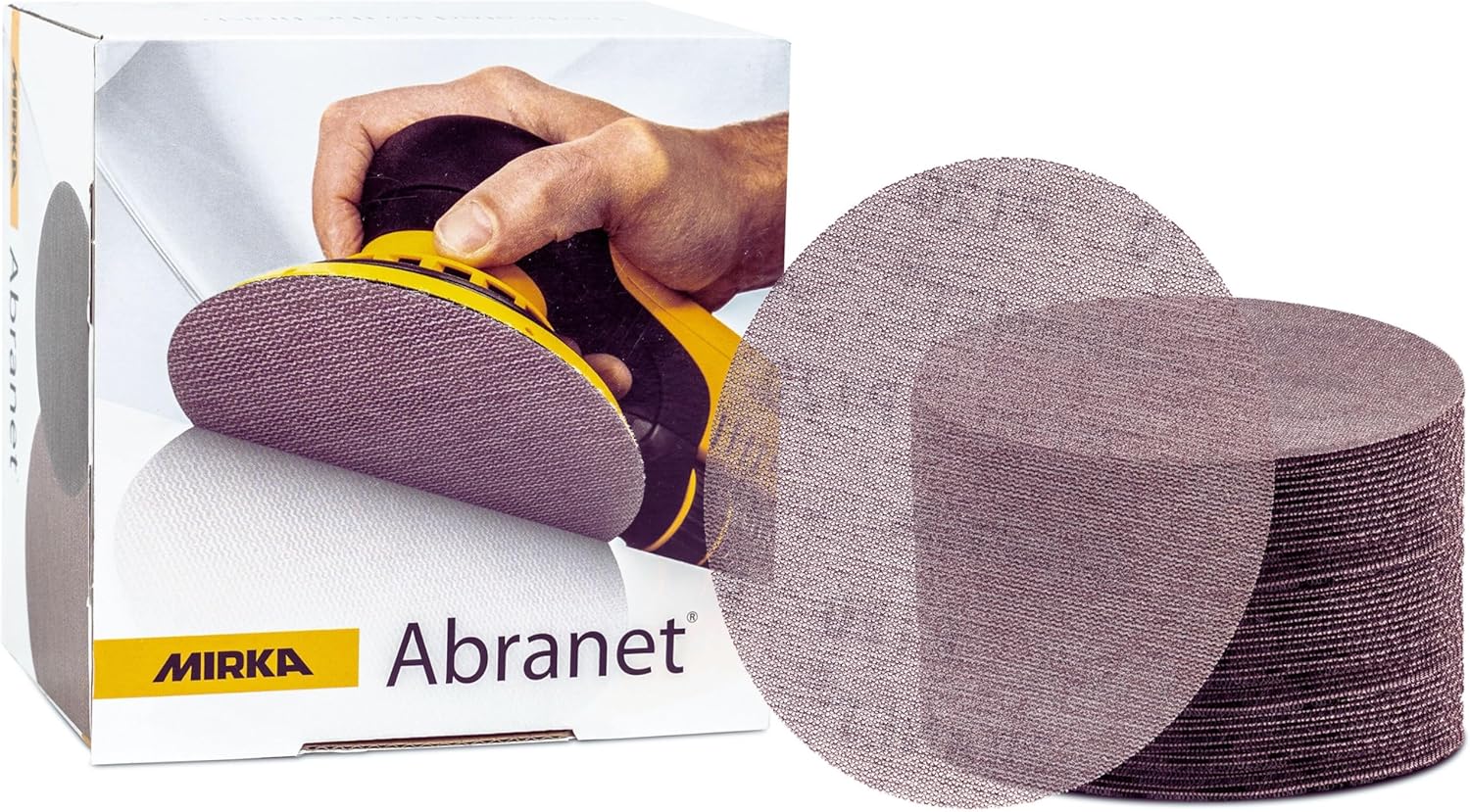 Mirka Abranet Dischi Abrasivi a Rete Ø 150mm P800 - 50pz