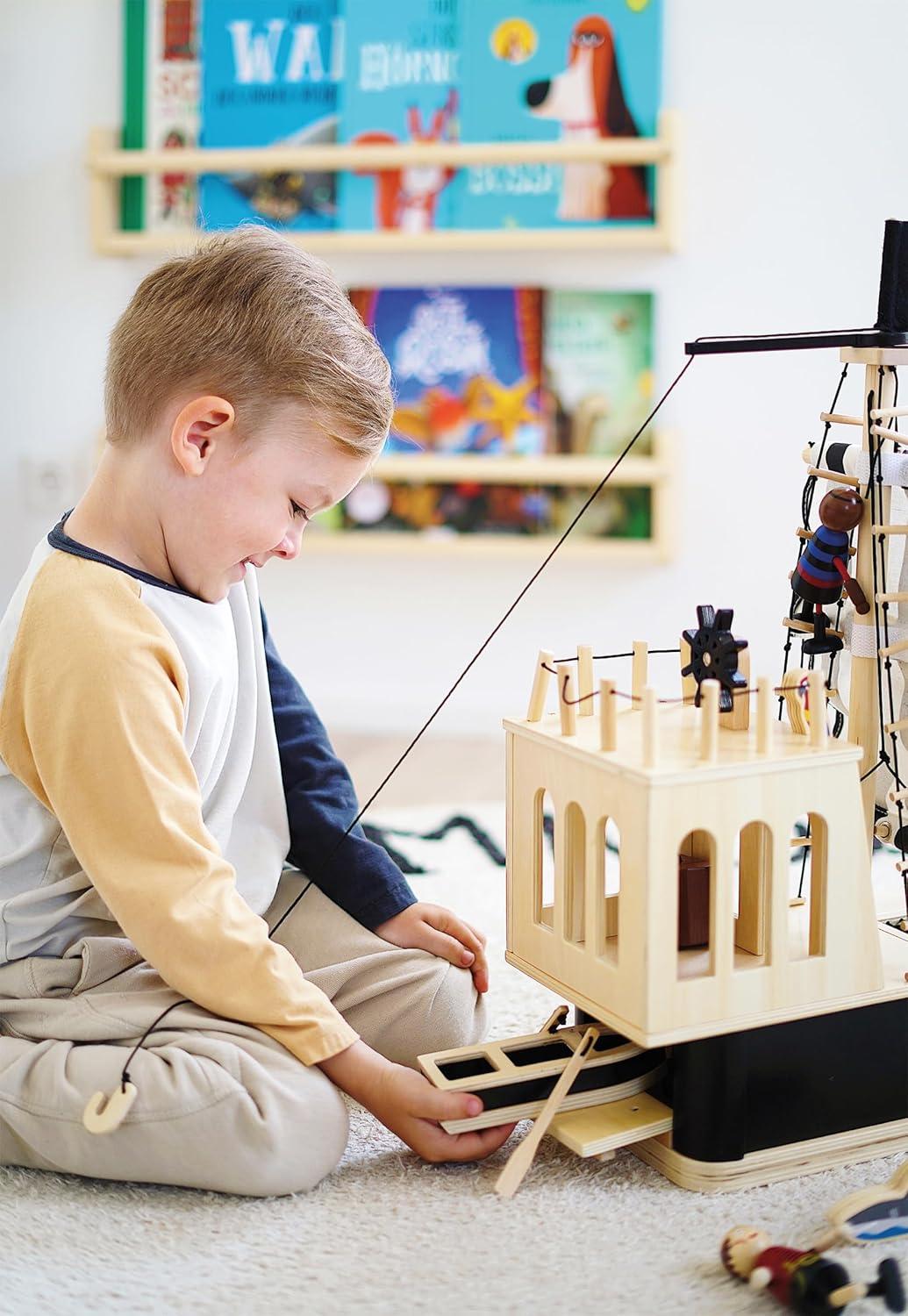 small foot Pirata per Bambole - Nave Gioco in Legno - immagine 19