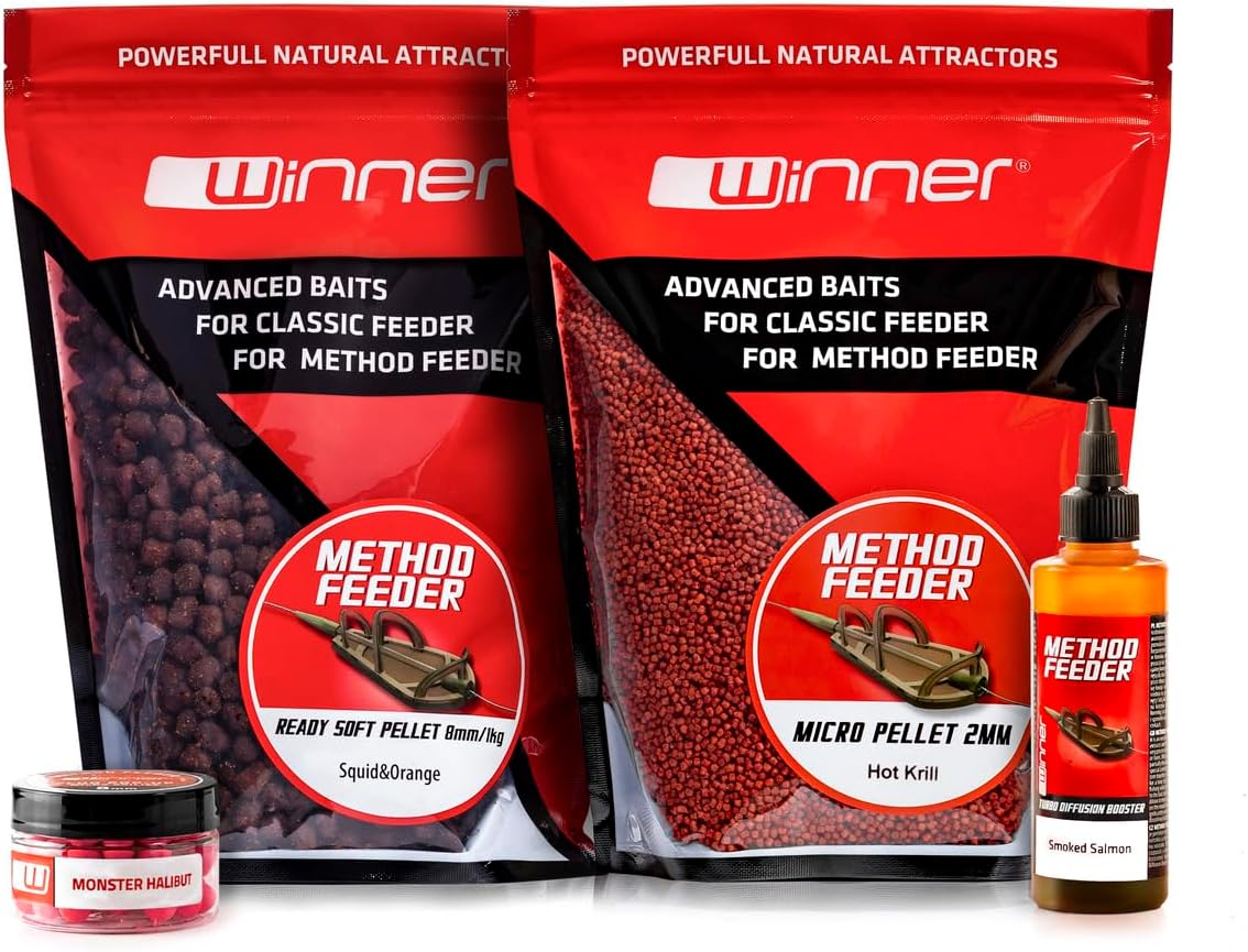 Tandem Baits Set 4 Session Method Feeder Box Fish - immagine 1