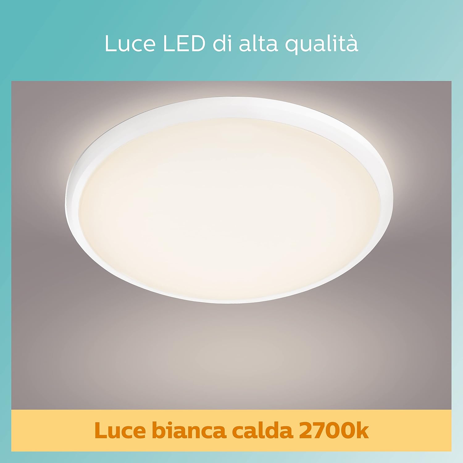 Philips Lampada da Soffitto LED Spray 12W, Bianca - immagine 5