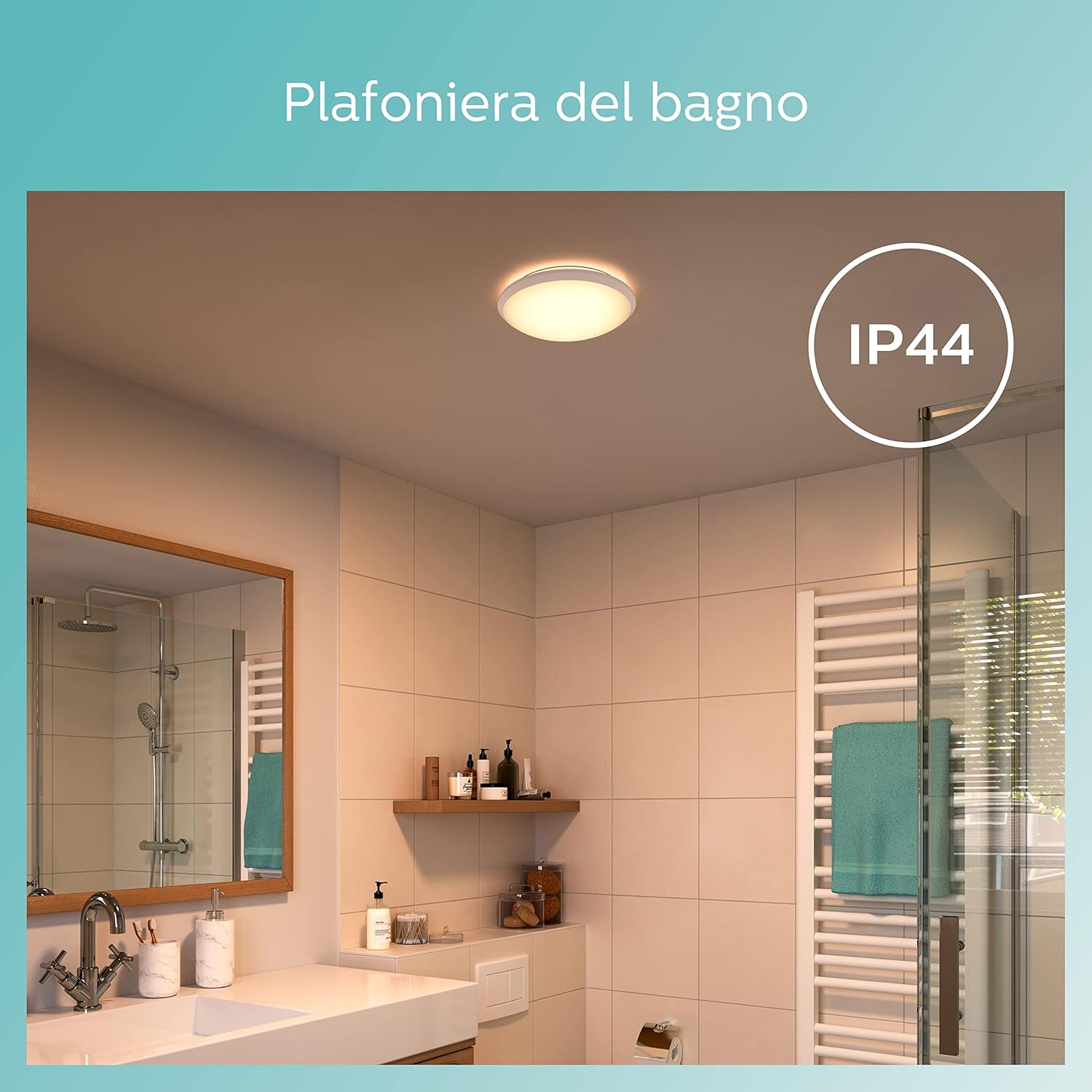 Philips Lampada da Soffitto LED Spray 12W, Bianca - immagine 6