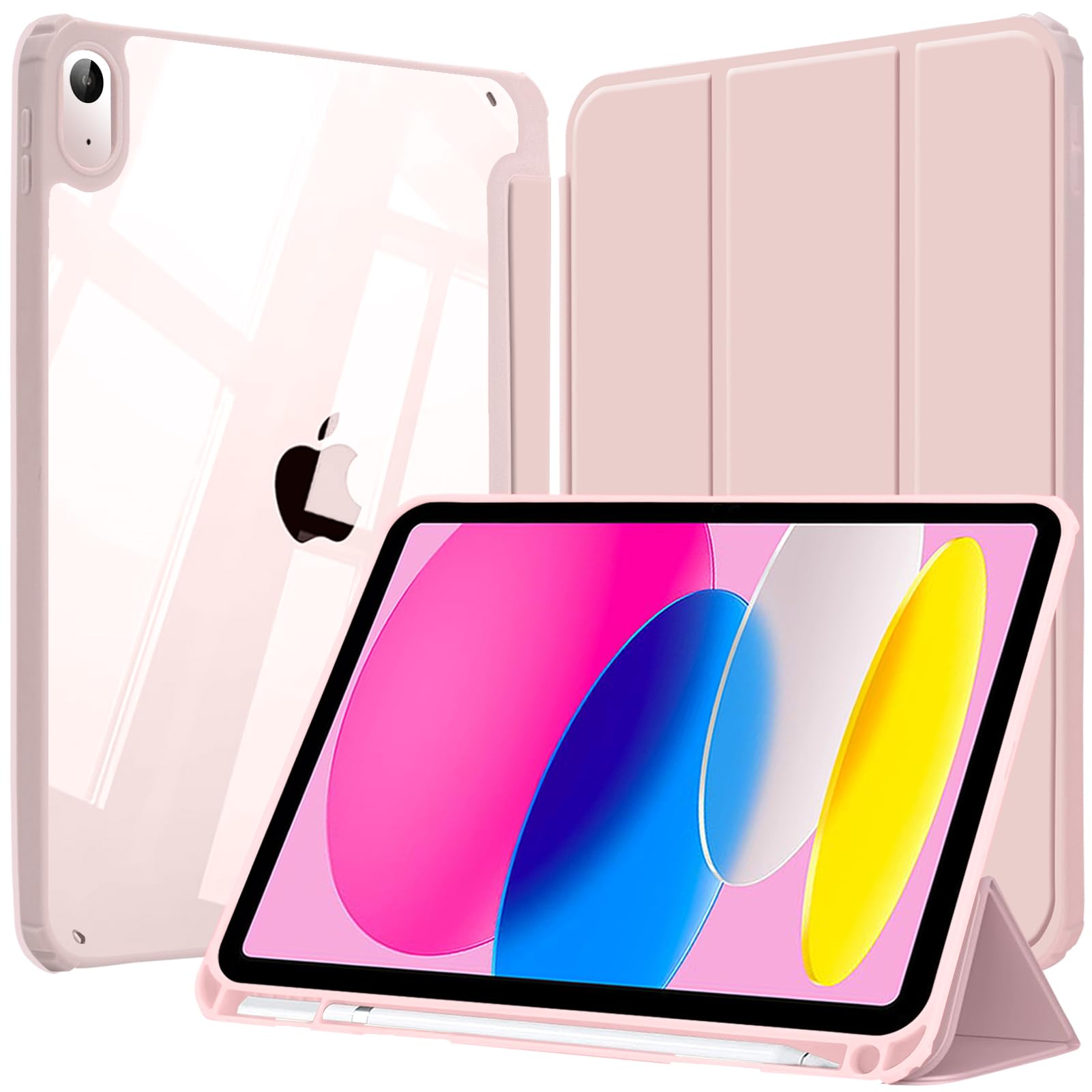 Custodia per iPad 11" (2025)/10.9" (2022) Antiurto, Rosa Confetto
