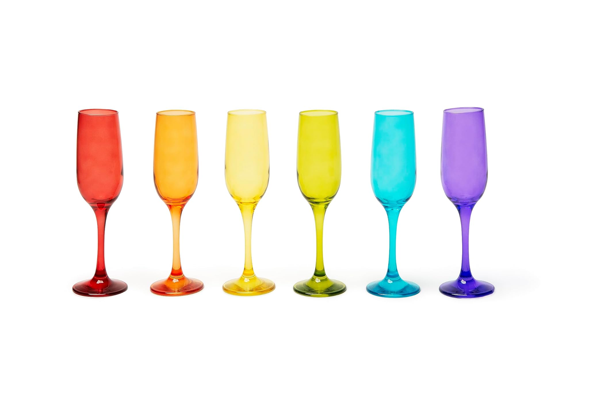 Excelsa Varadero Set 6 Flute Multicolor 250ml