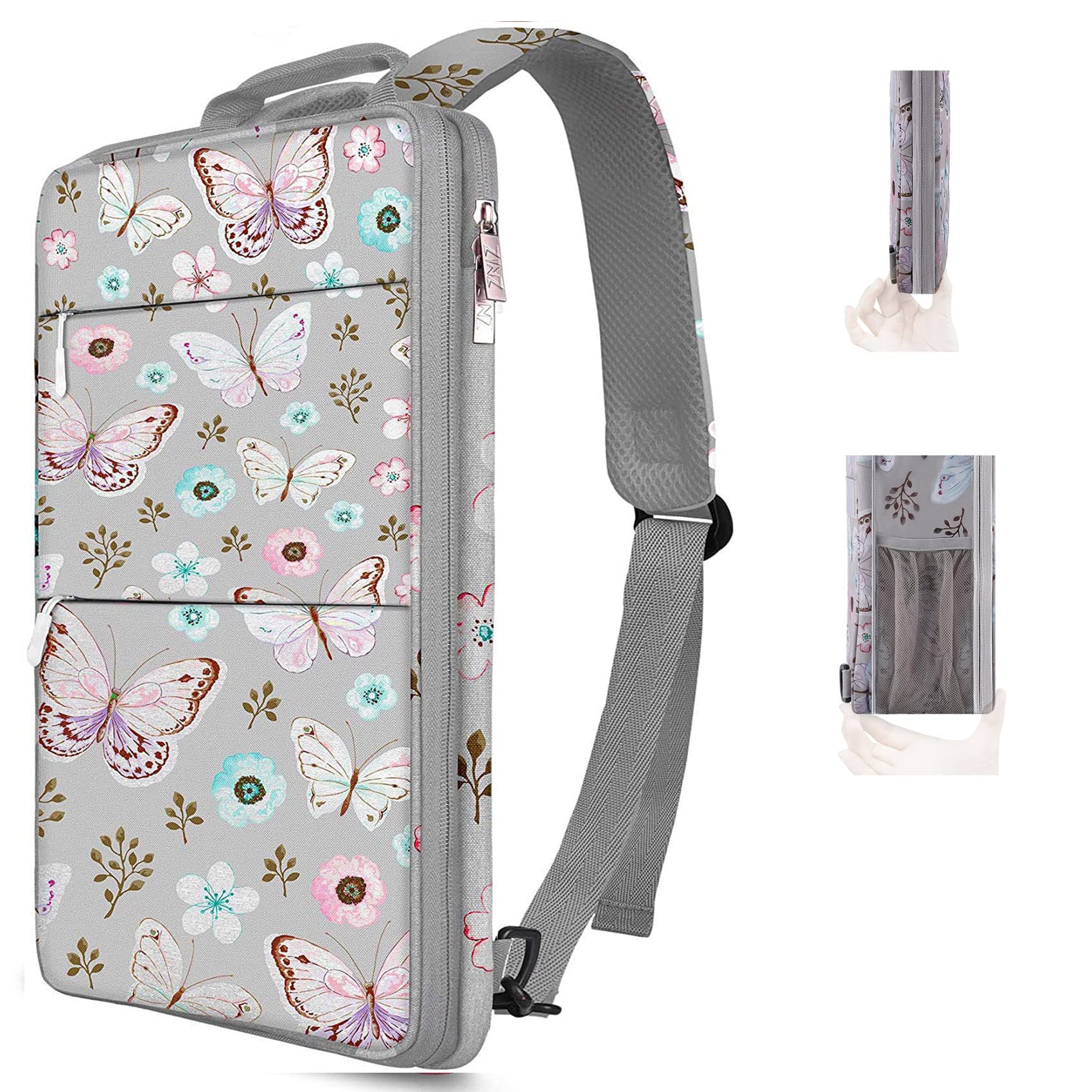 ZINZ Zaino Laptop Sottile ed Espandibile