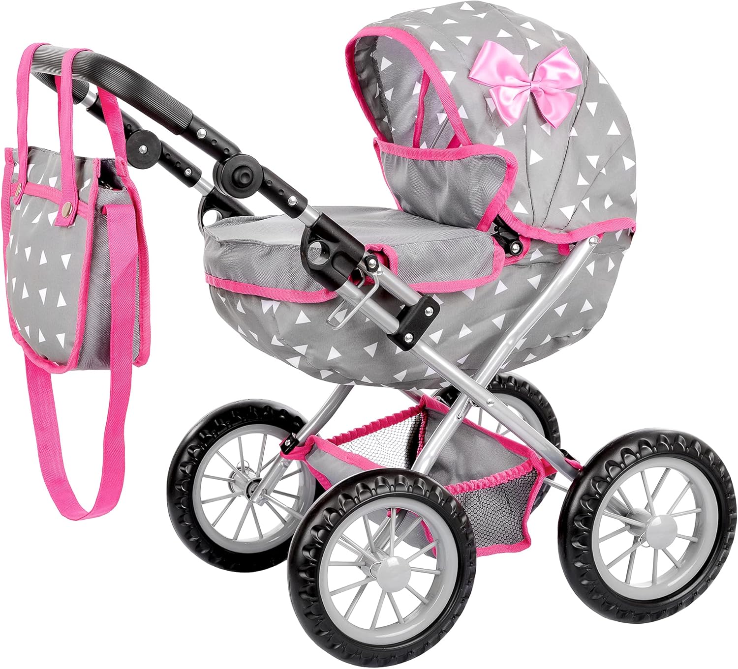 Kinderplay Carrozzina per Bambole con Gondola - immagine 1