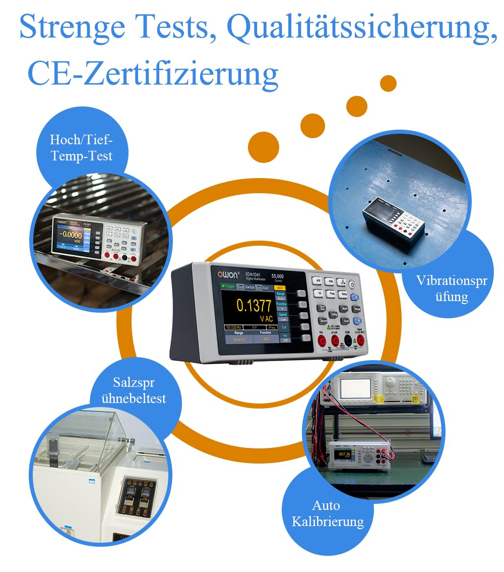 Owon XDM1041 Multimetro Digitale 55.000 Conteggi - immagine 3