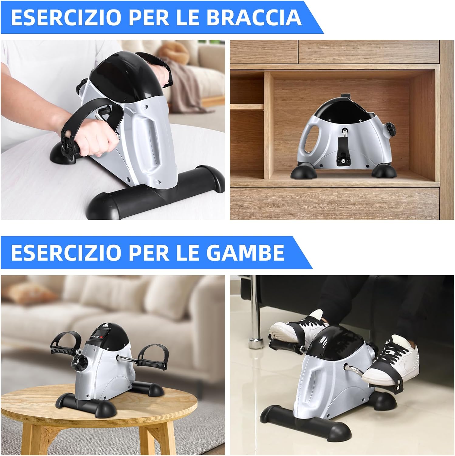 Evoland Mini Cyclette - Pedale Statico Portatile - immagine 5