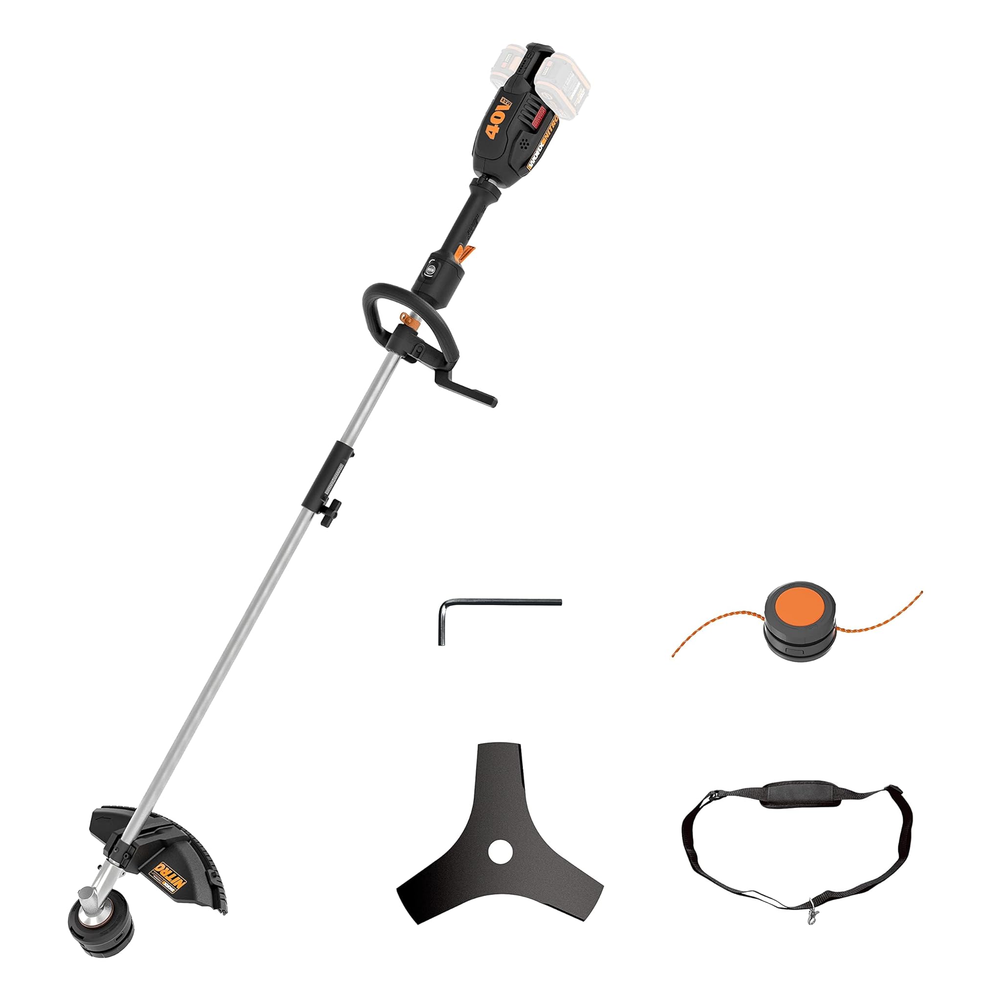 Worx Nitro WG186E 92 - Tagliabordi e Decespugliatore a Batteria 40V