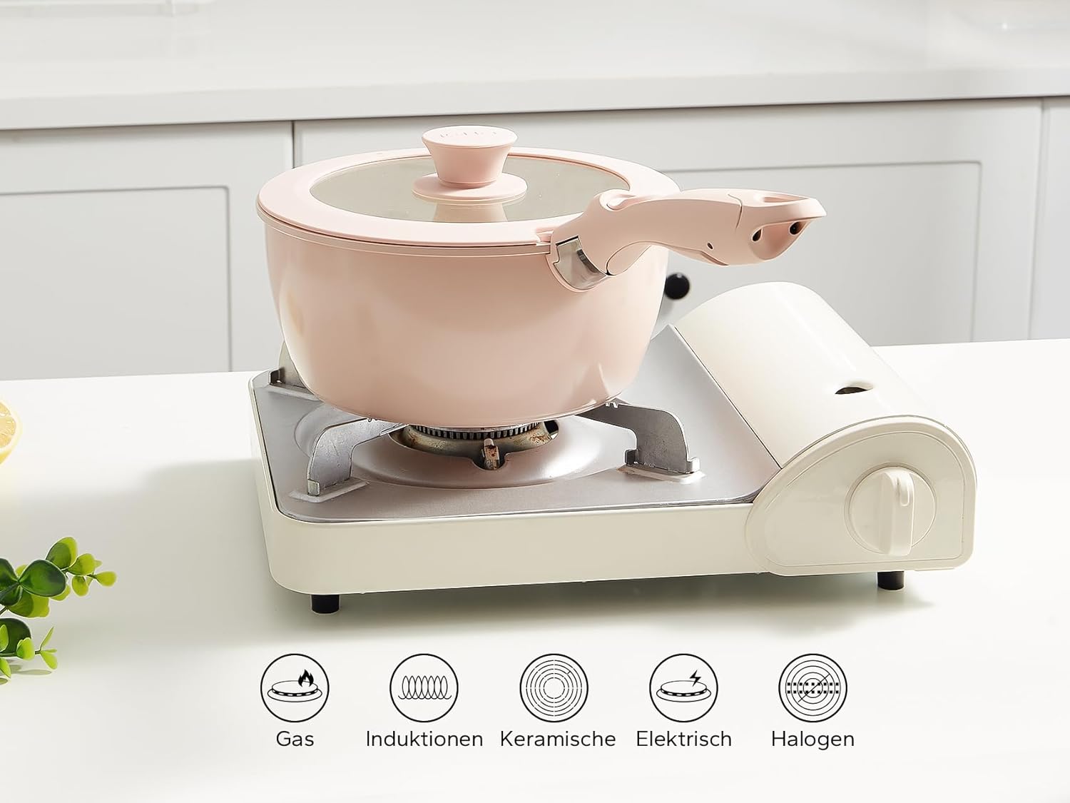 Redchef Set Pentole 16 Pezzi Antiaderente Ceramica - immagine 4