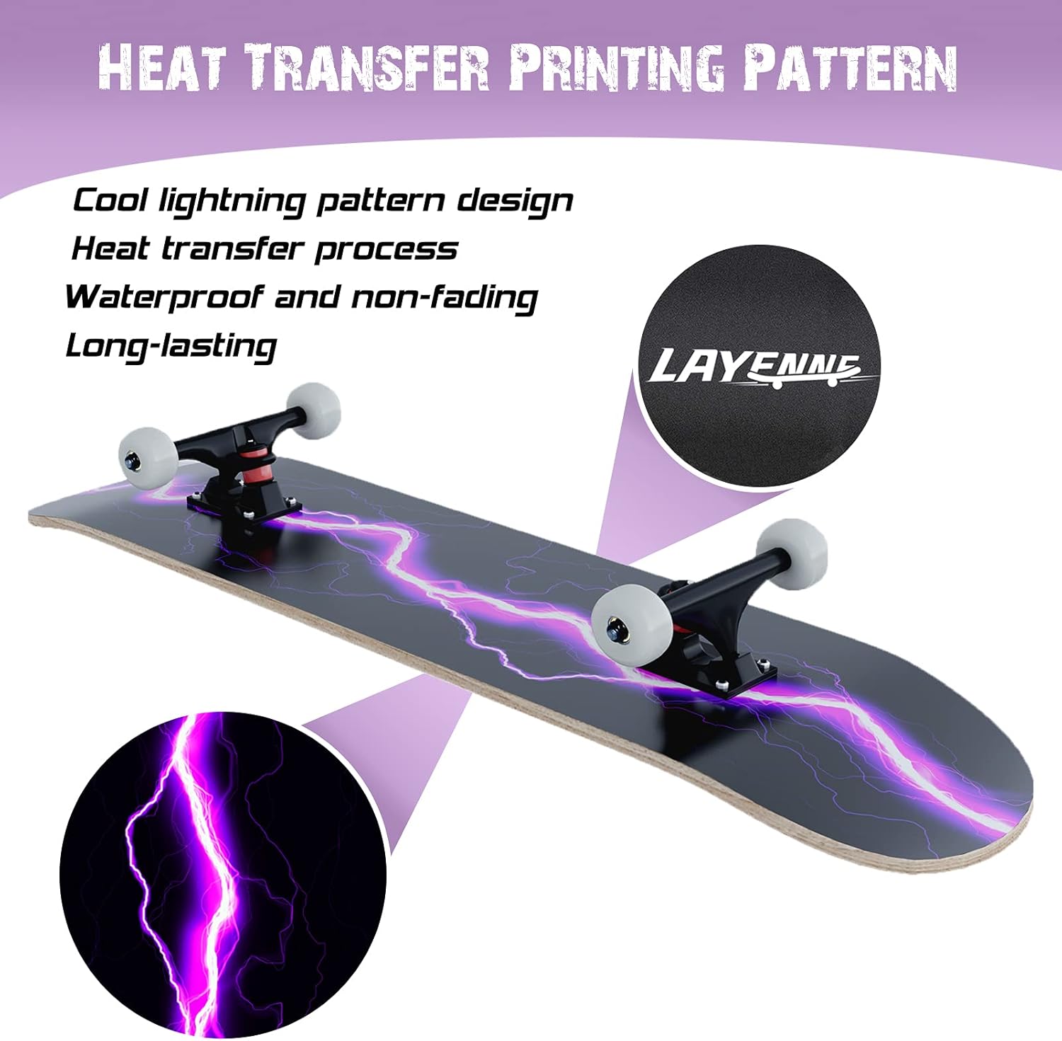 Completo Skateboard Professionale 31'' x 8'' - immagine 4