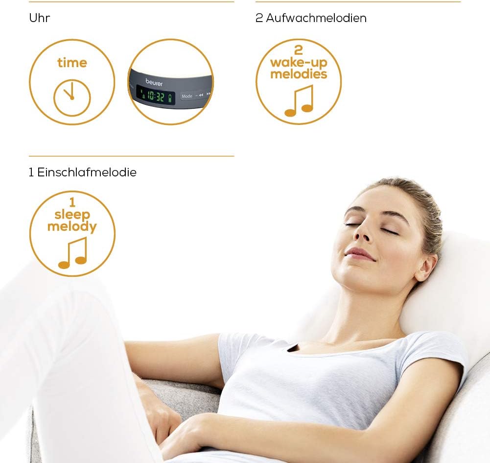 Beurer WL 50 Sveglia con luce LED - immagine 3