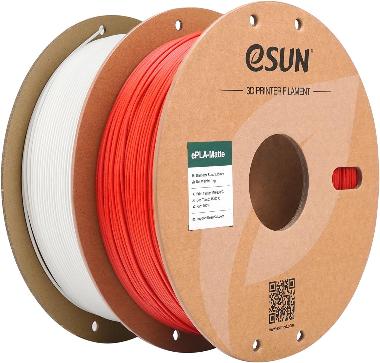 Esun Filamento PLA Opaco 1.75mm (2x1kg) - immagine 1