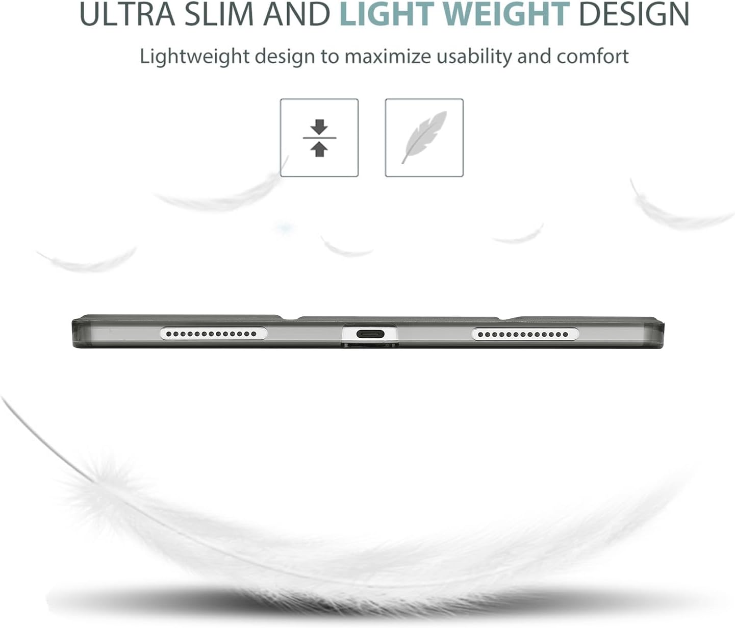 Procase Custodia iPad Air 11" M3/M2 2025/2024 - Grigio - immagine 8