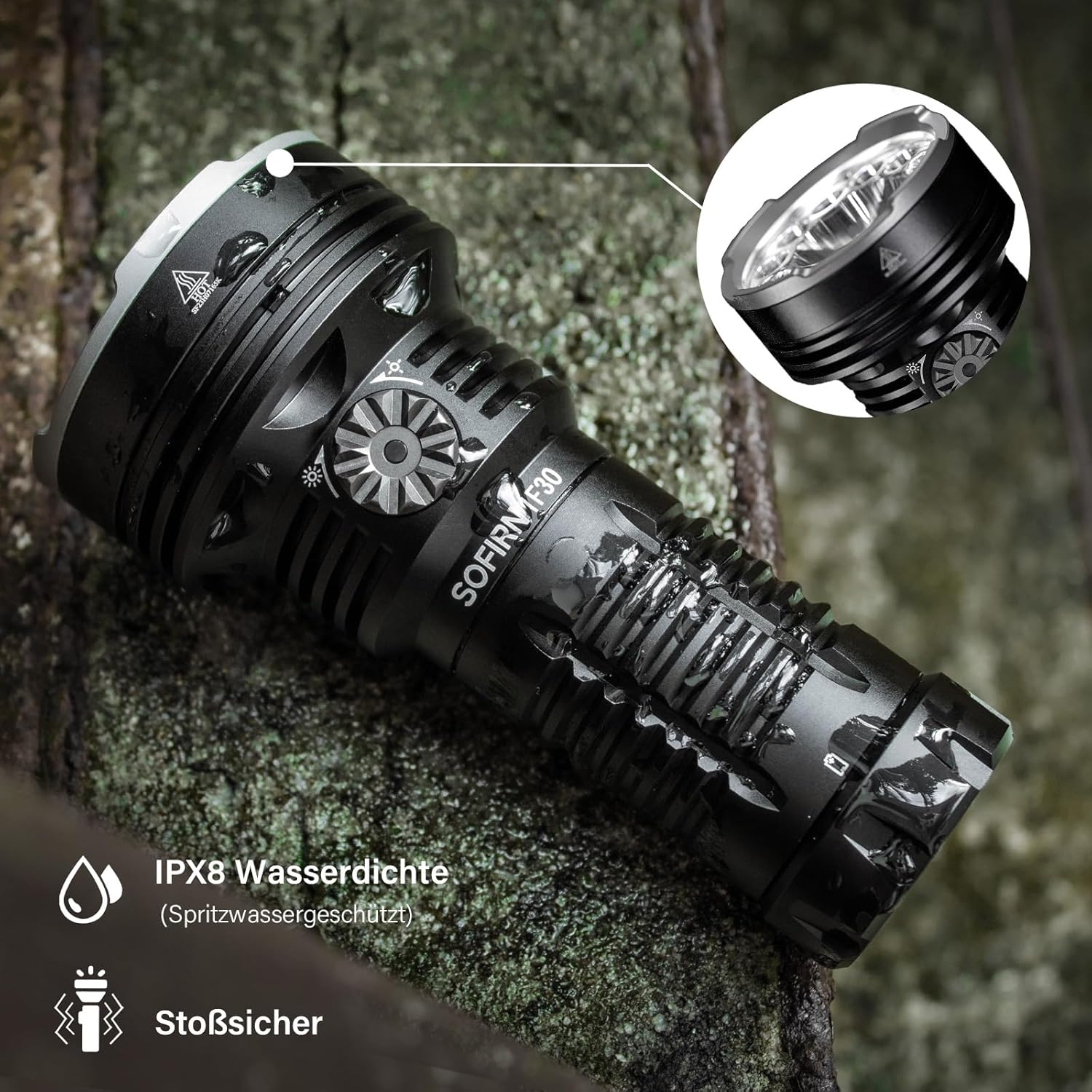 sofirn IF30 Torcia Extreme Light LED 12000 Lumen - immagine 7