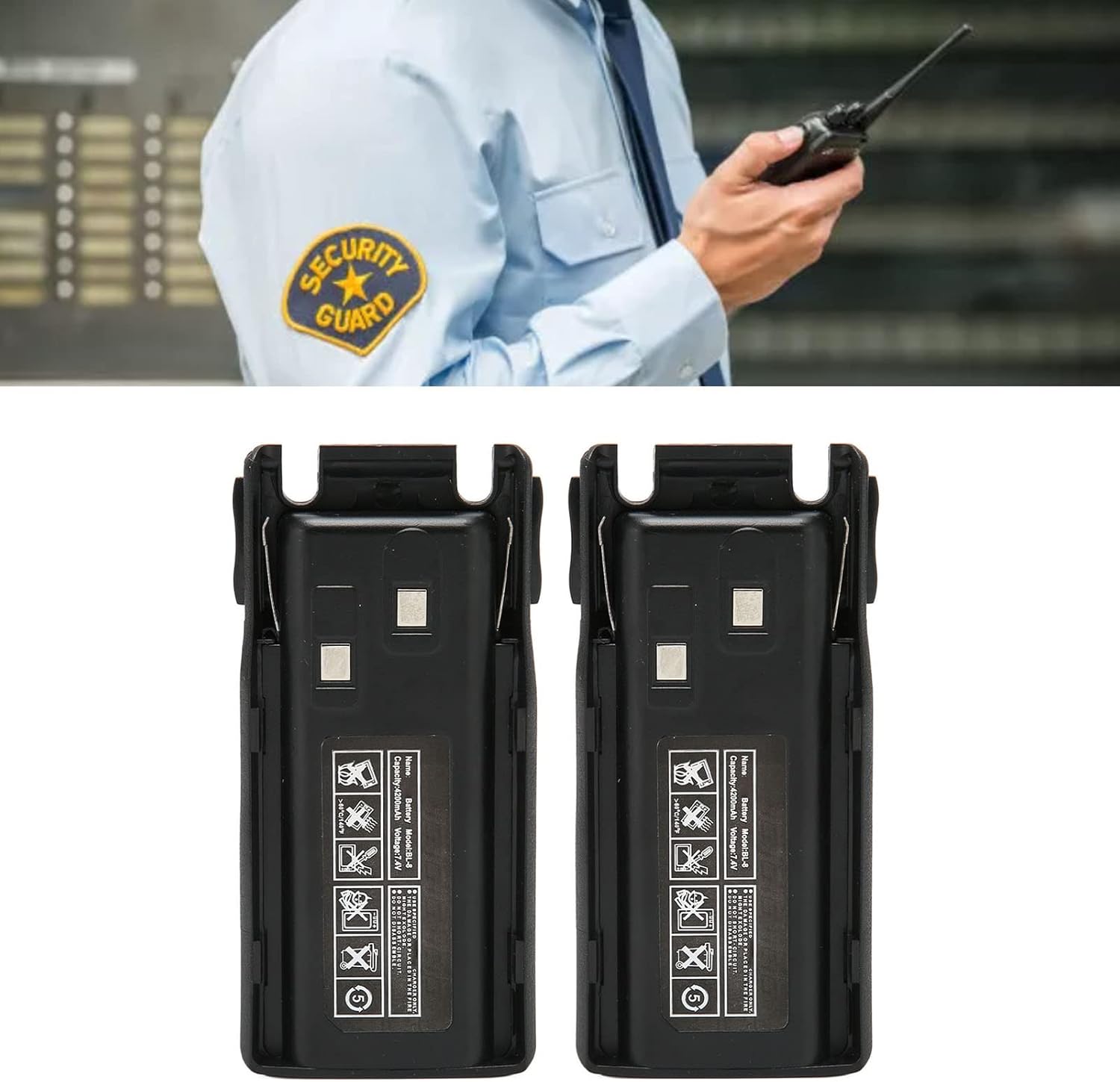 Batterie Ricambio 2PCs 7.4V 4200mah BL-8 Ioni di Litio - immagine 2