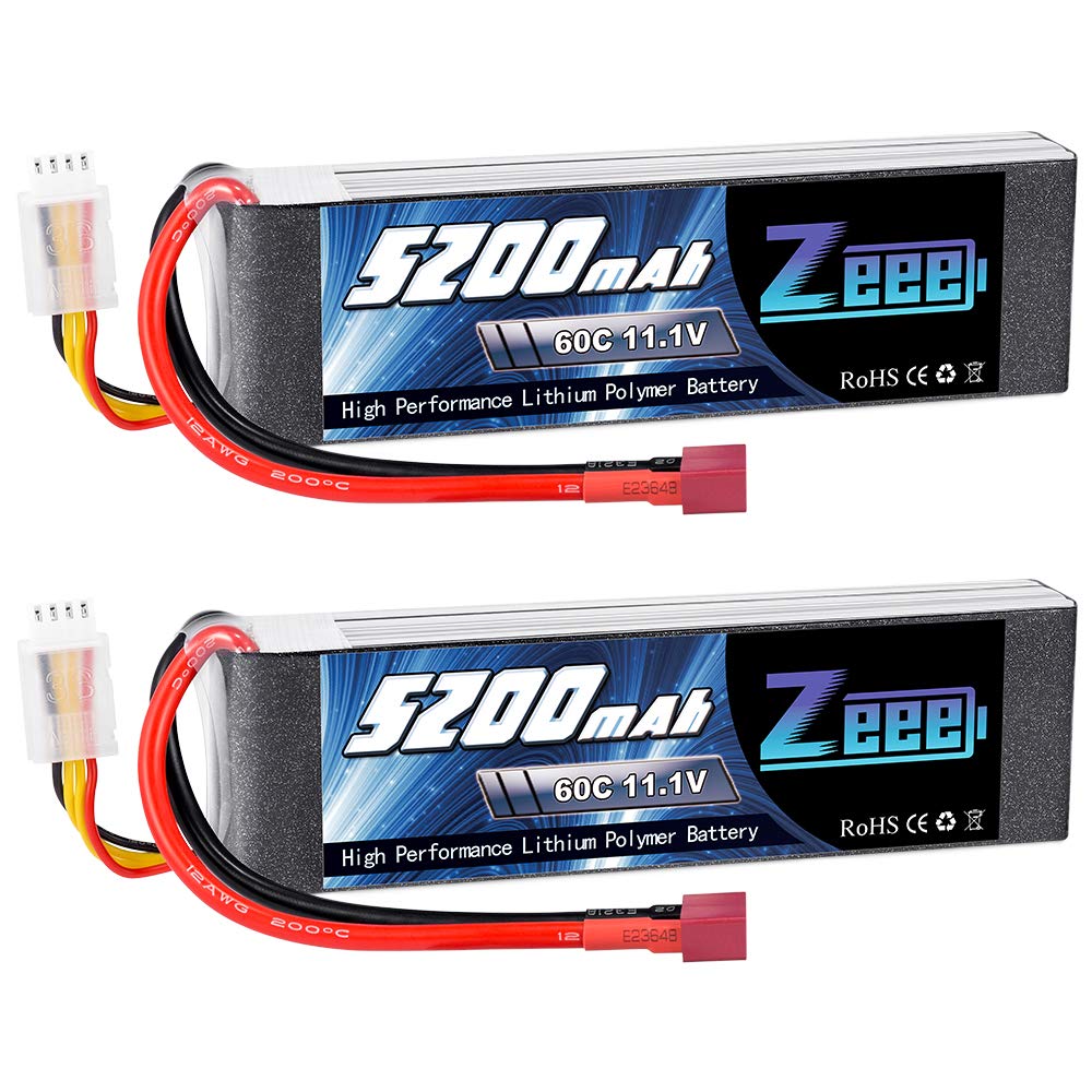 Zeee 3S Lipo Batteria RC 11.1V 60C 5200mAh (2 pz)