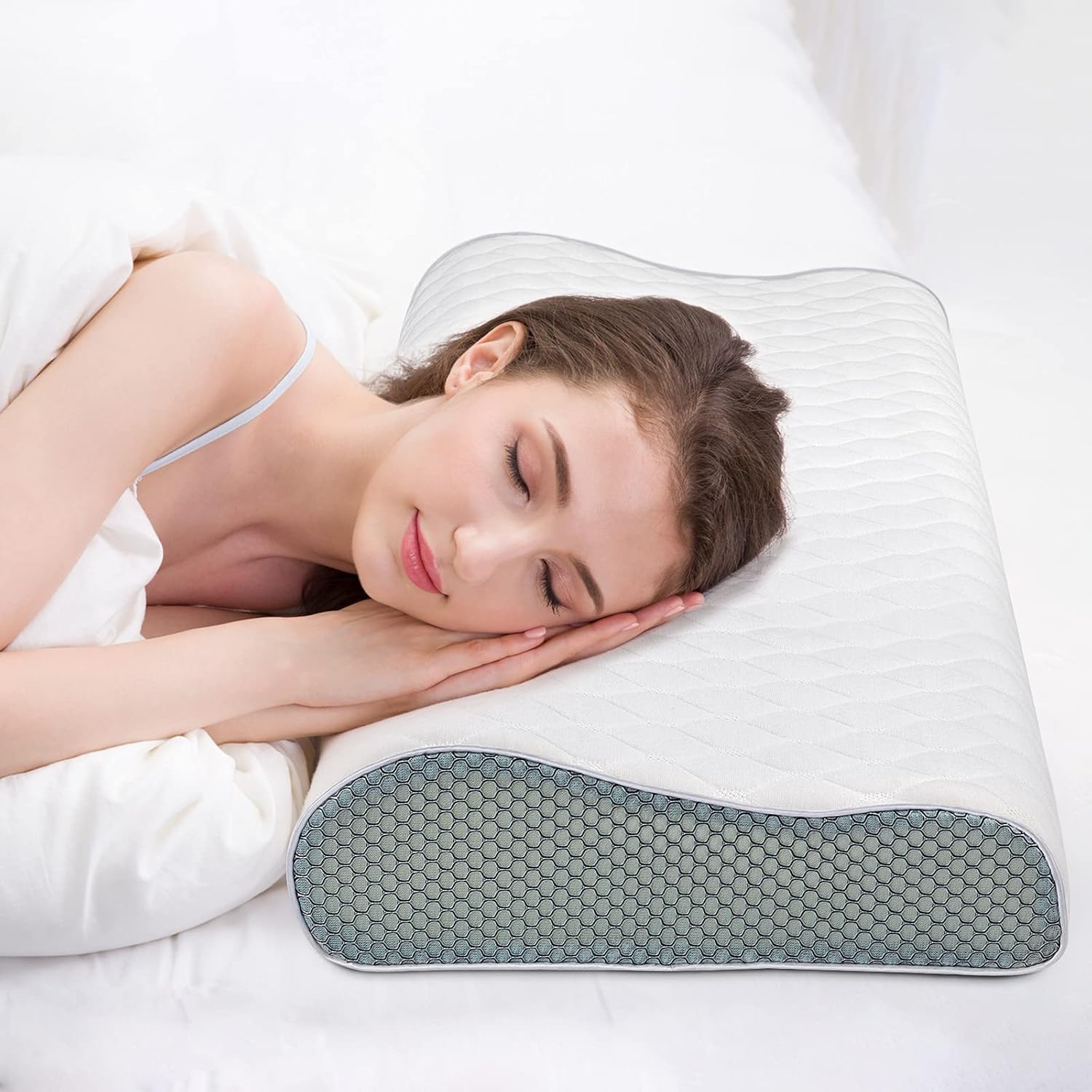 Fityou Cuscino Cervicale Memory Foam Regolabile - immagine 1