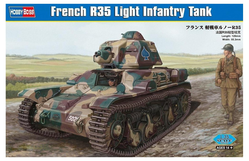 Hobbyboss 1:35 - French R35 Light Infantry Tank - Hbb83806