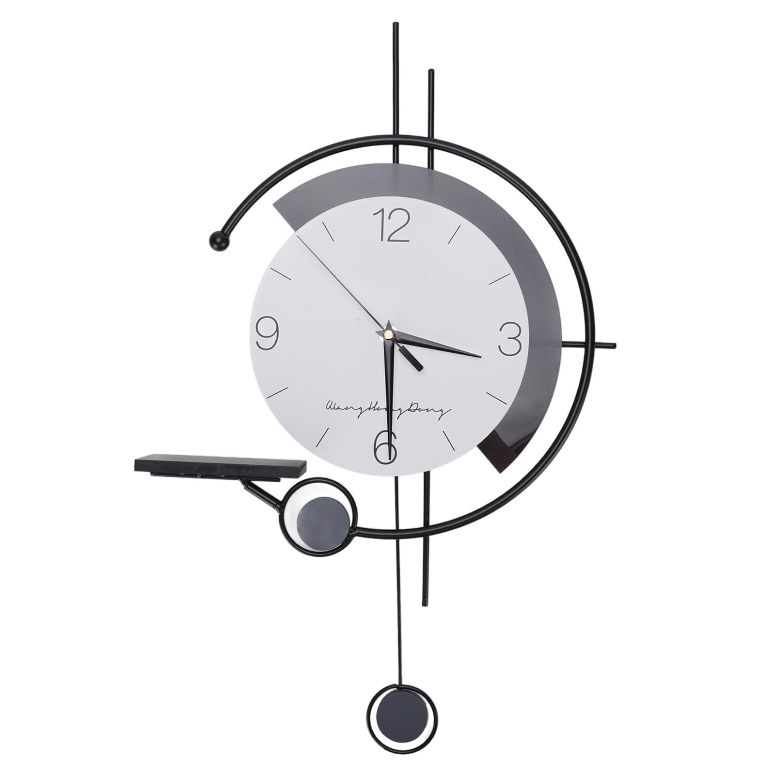 Asixxsix Orologio da Parete Moderno a Batteria 8.27 Pollici