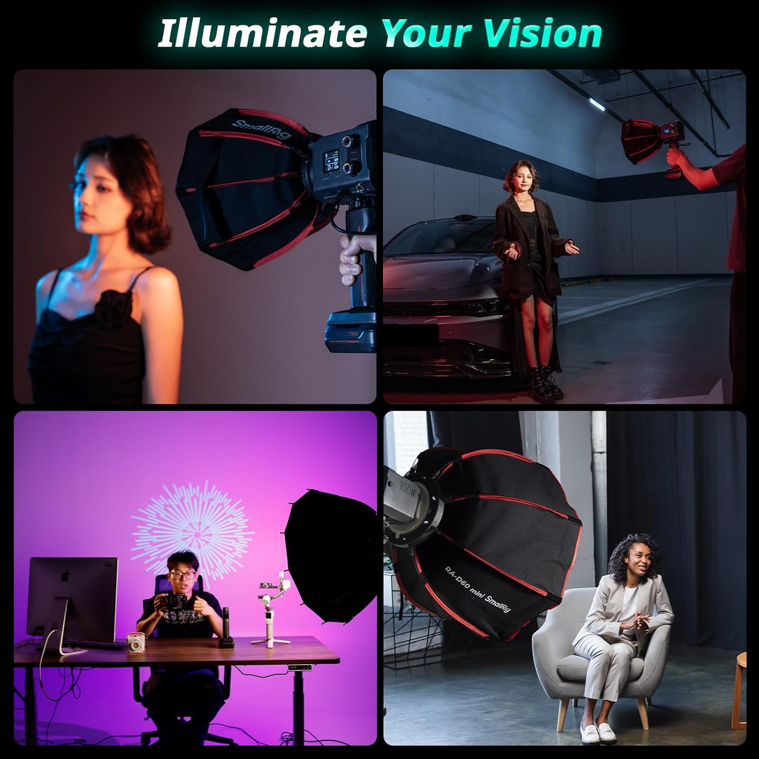 SmallRig RC 100C COB LED Video Luce (Bianco/Versione Lite) 5340 - immagine 8