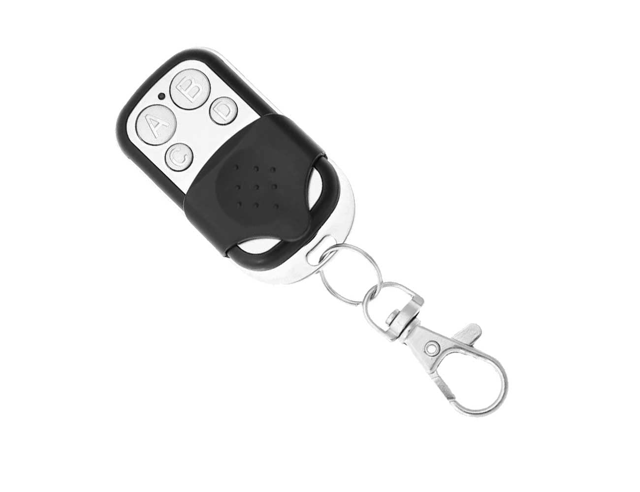 Telecomando Universale per Garage e Cancello Automatico con 4 Tasti, Frequenza Fissa 433,92 MHz, Batterie Incluse