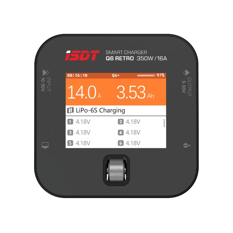 Isdt Q6 Retro 350W 16A Alimentatore Lipo Batteria