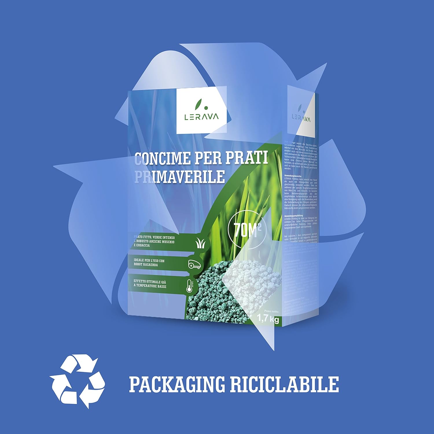 Lerava® Concime Prato Primavera - 150m² - immagine 5