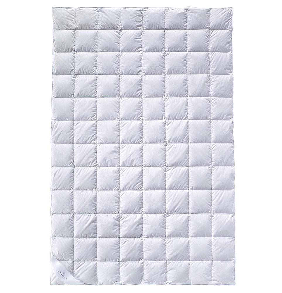 Billerbeck 5544470002 Bali Superlight Piumino, Cotone, Bianco, 220 x 155 cm