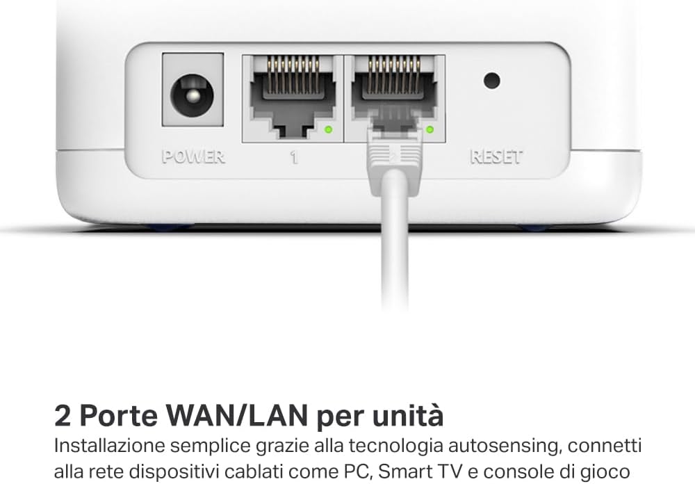 Mercusys TP-Link Halo H1200G (3-pack) WiFi Mesh AC1200Mbps - immagine 6