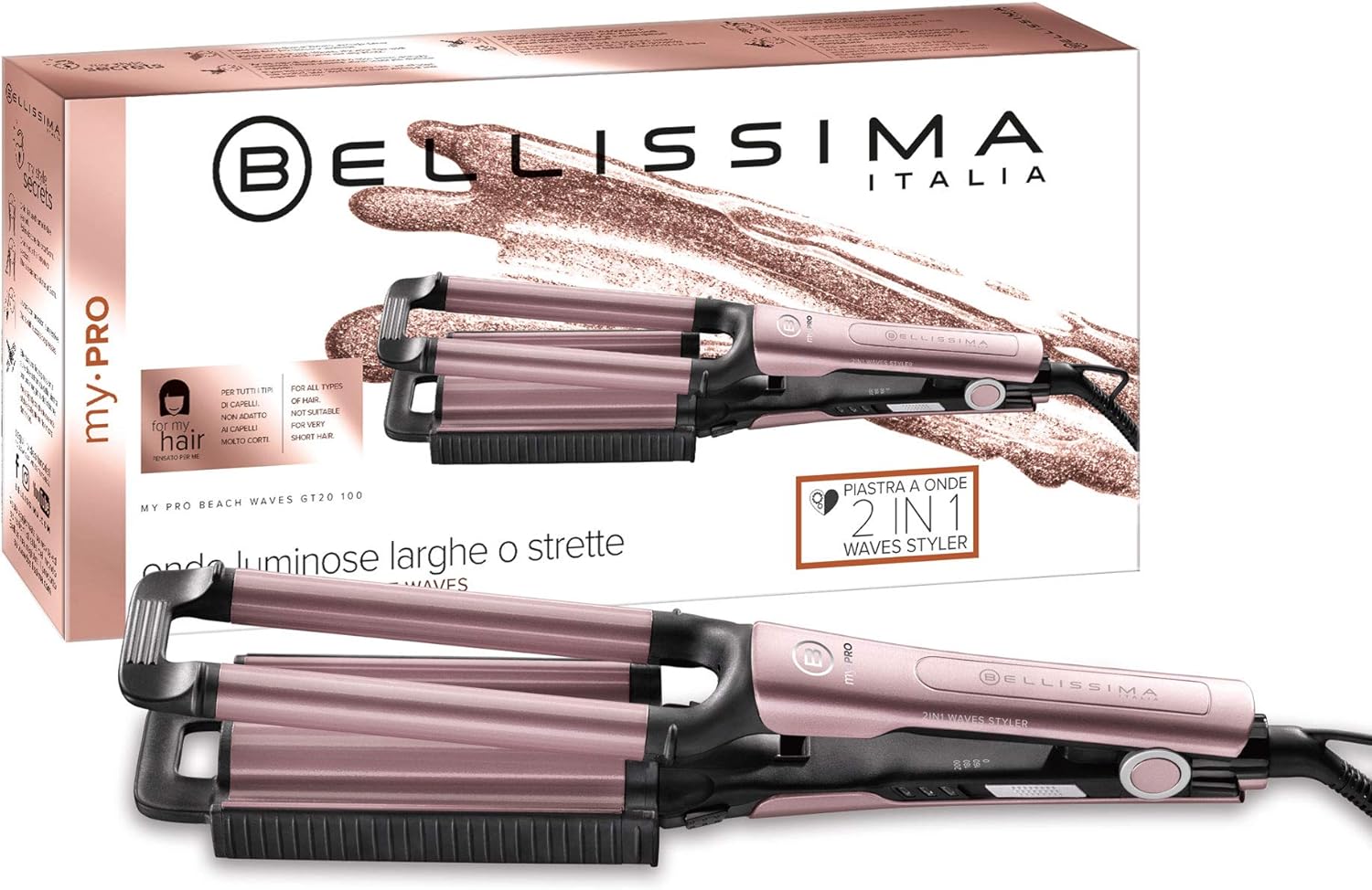 Bellissima Imetec My Pro Beach Waves Gt20 100 Piastra - immagine 1