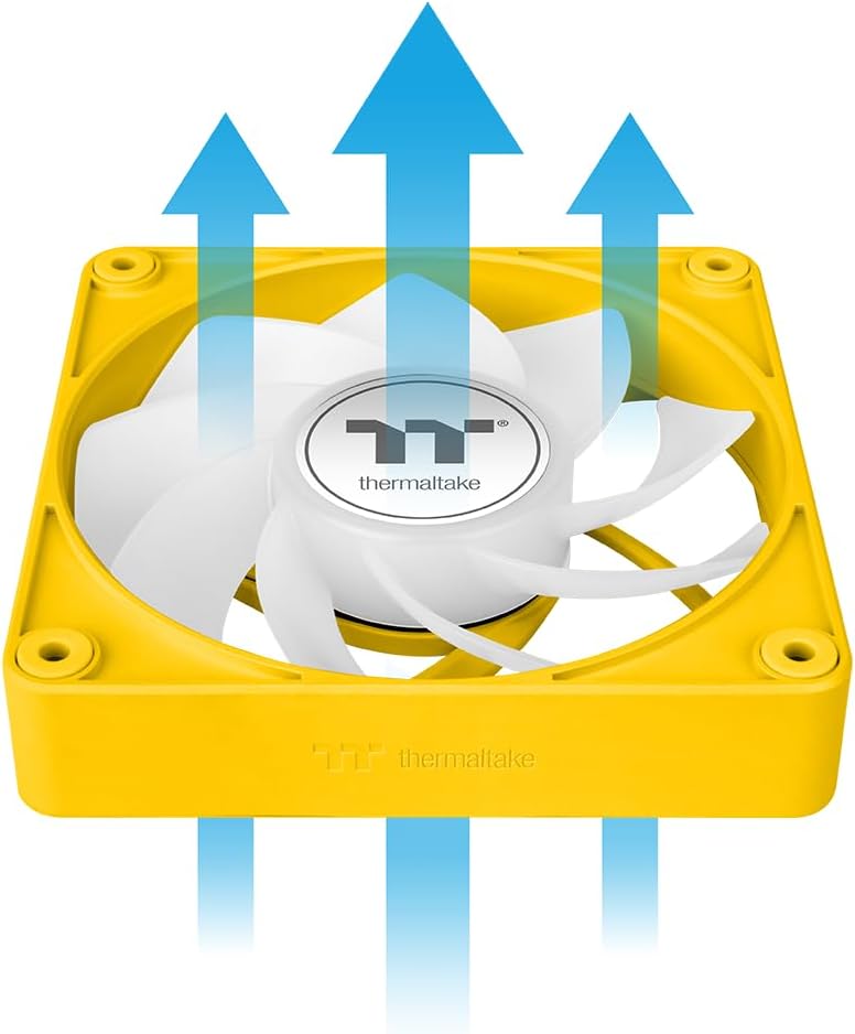Thermaltake CT120 EX Reverse ARGB | Bumblebee | 3 Pezzi - immagine 8