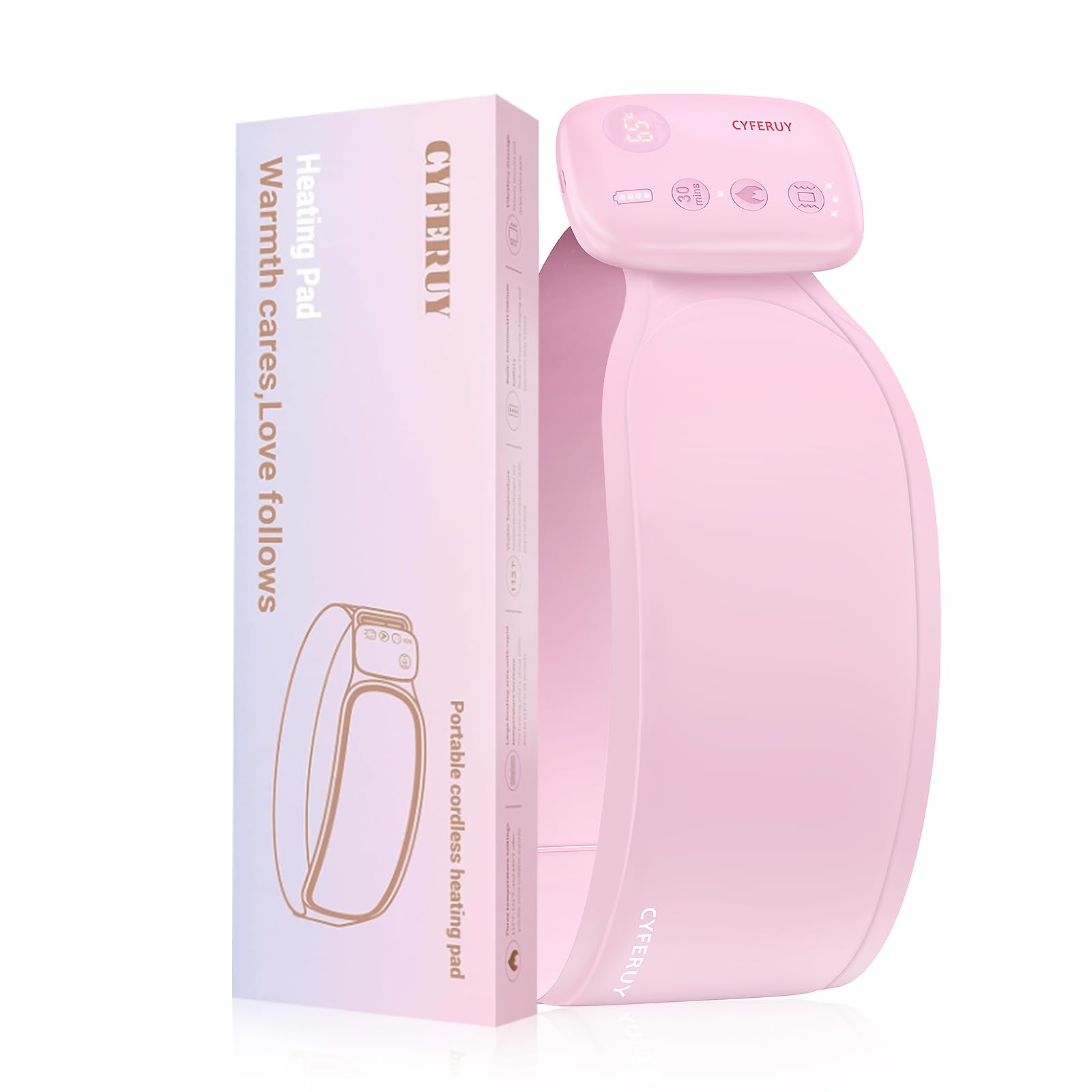 Cuscinetto Riscaldante Portatile per Dolori Mestruali