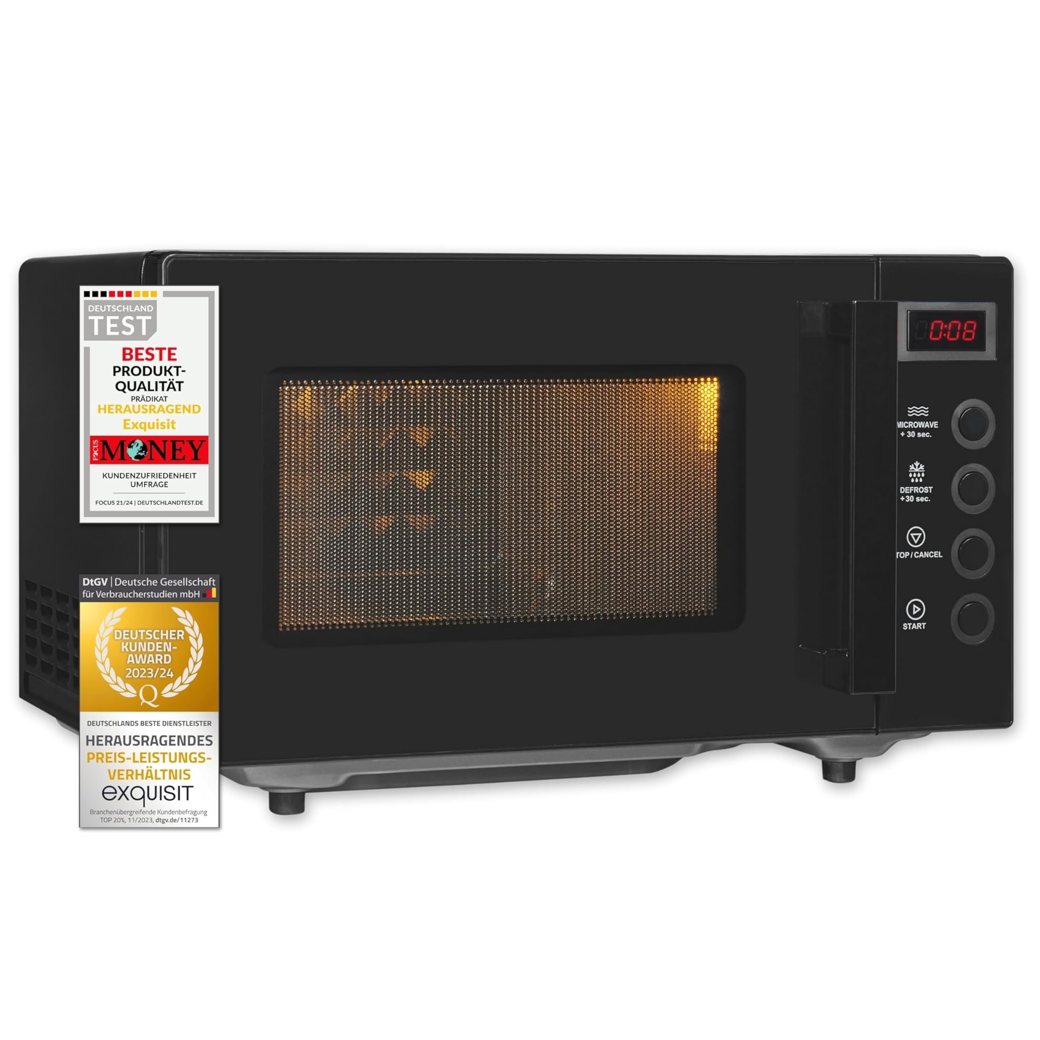 Exquisit Microonde MW7020-F-030DI Nero 20 Litri