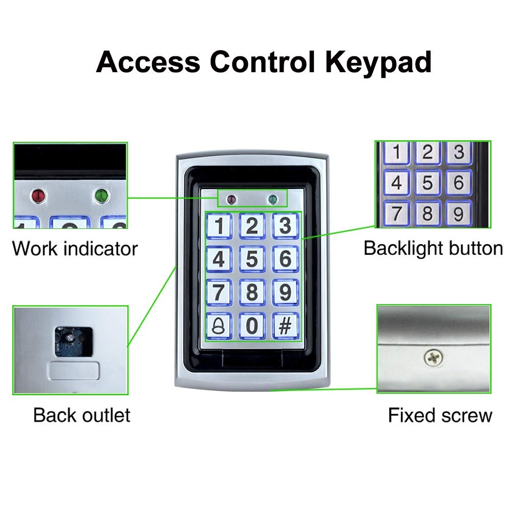 LIBO Kit Sistema di Controllo Accessi RFID Programmabile - immagine 2