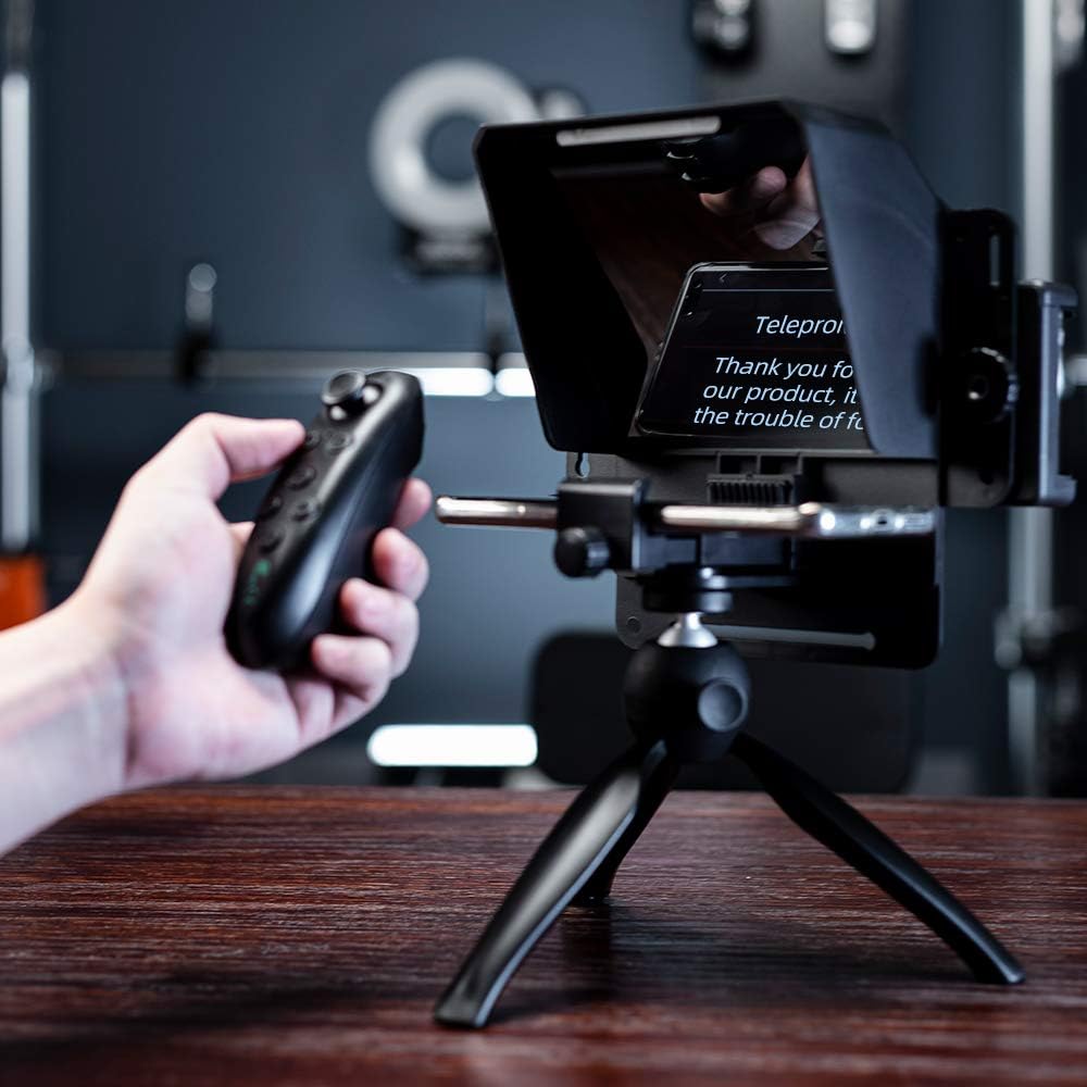 PRONSTOOR Kit Teleprompter Portatile con Telecomando - immagine 2