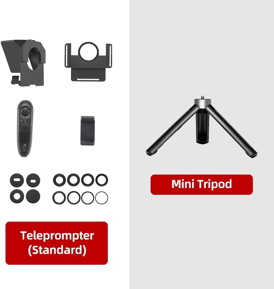 PRONSTOOR Kit Teleprompter Portatile con Telecomando - immagine 3