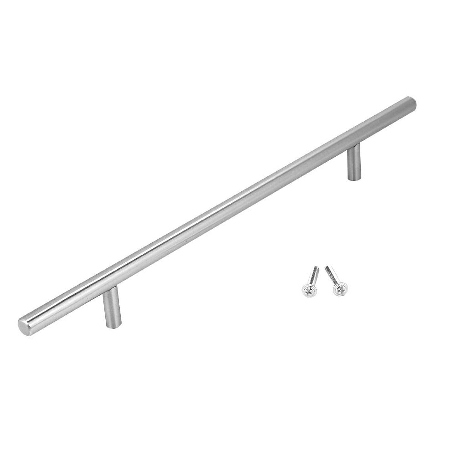 Maniglie per Mobili da Cucina, 300mm Moderna T Barra Maniglie Acciaio Inox per Maniglie Cameretta Porte Maniglie Bagno