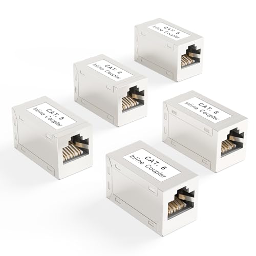 Vce Accoppiatore RJ45 Femmina Schermato [5 Pezzi]
