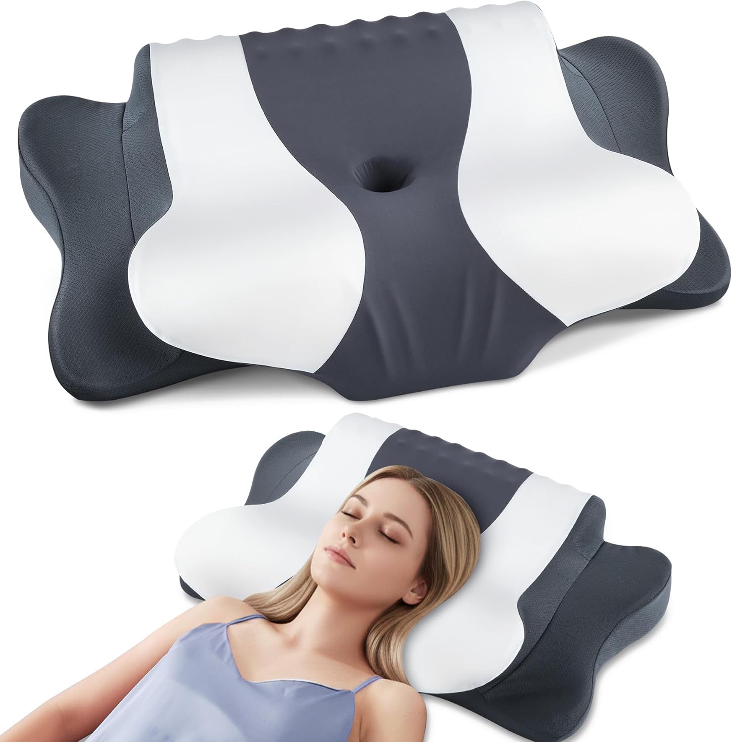 Donama Cuscino Cervicale in Memory Foam - immagine 1