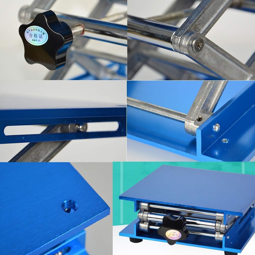 Lab Jack Stand Table Lift in Alluminio Ossido (6''X6'') - immagine 3