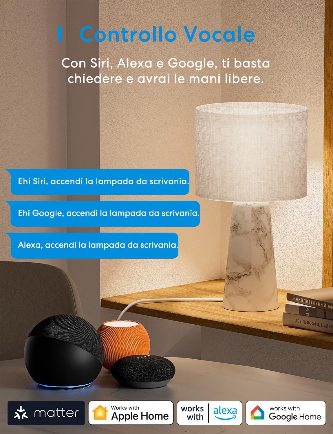 Meross Interruttore WiFi Matter 16A, 2 Pezzi - immagine 6