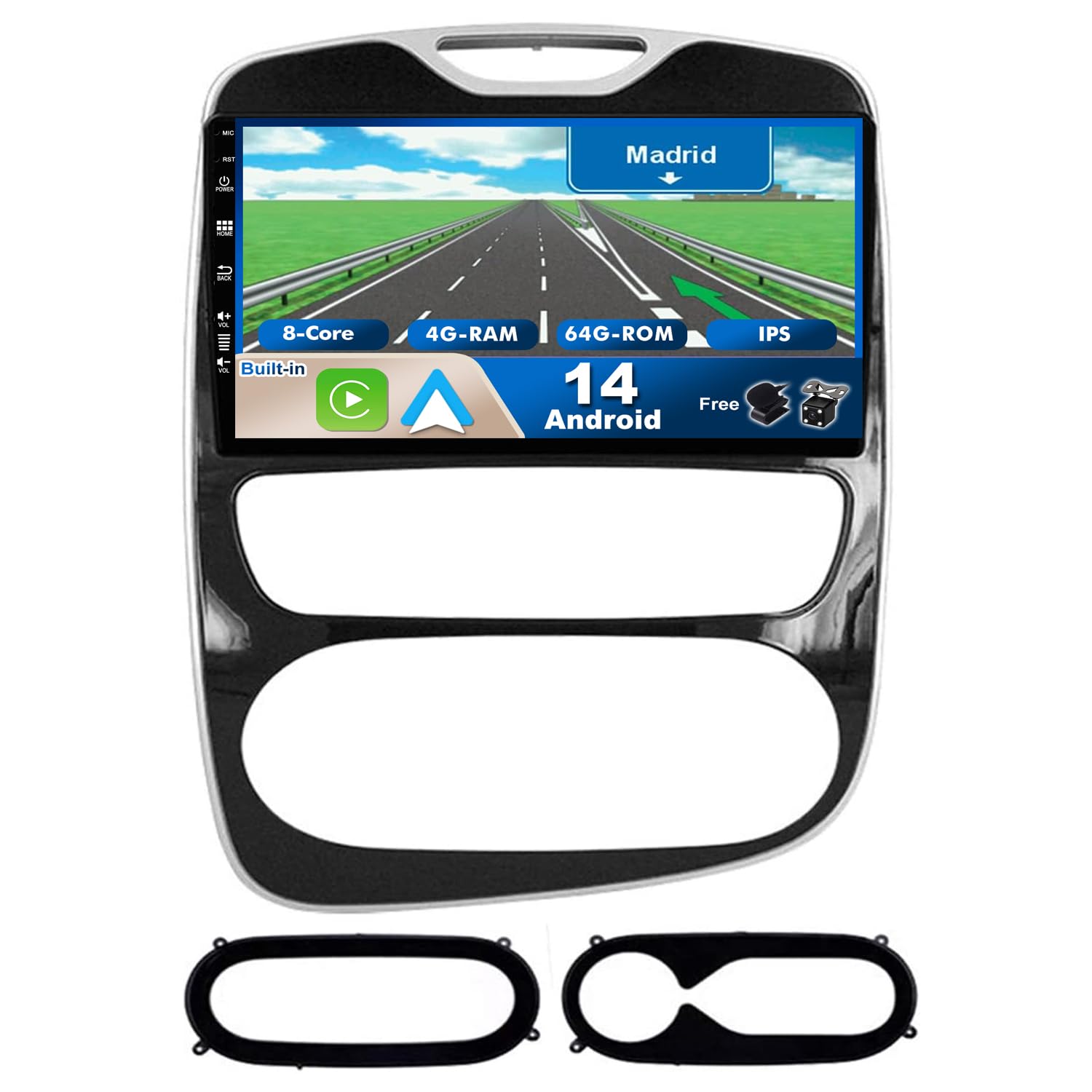 Autoradio Android 14 IPS per Renault Clio 4 (2016-2019)