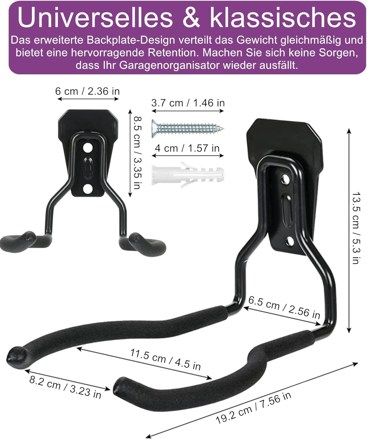 Falezern Supporto da Parete per Decespugliatore - immagine 2