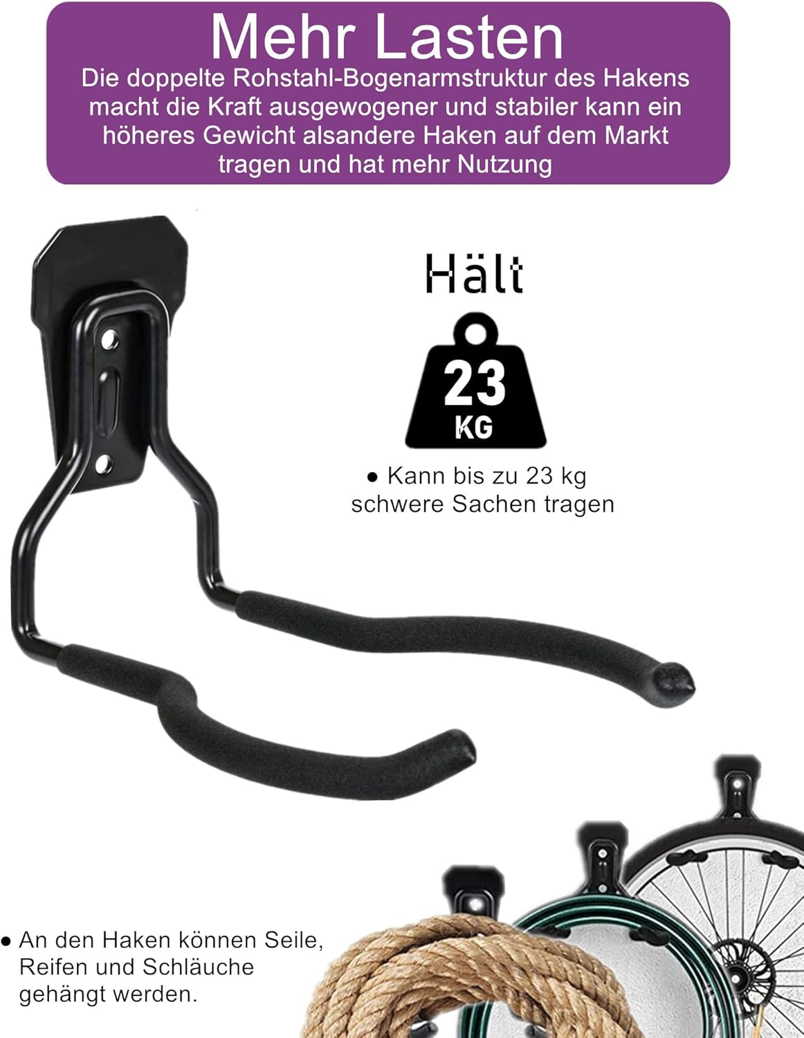 Falezern Supporto da Parete per Decespugliatore - immagine 4